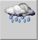 Cloudy, normaler Niederschlag
