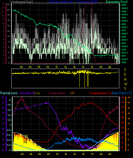 24 Hour Graph for Day 12