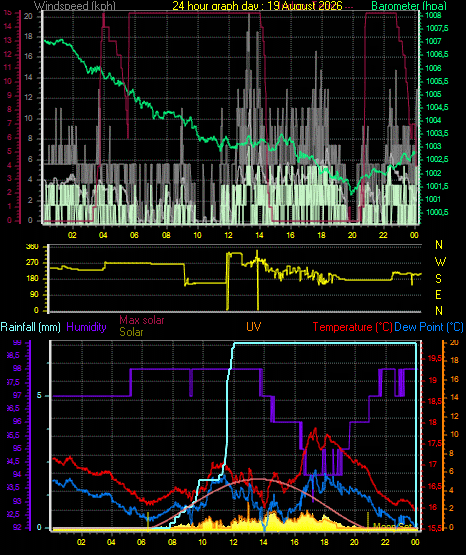24 Hour Graph for Day 19