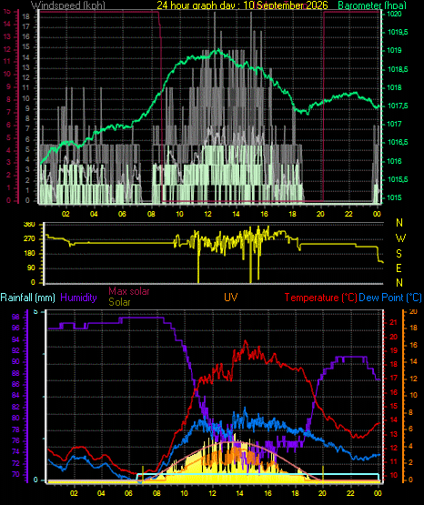 24 Hour Graph for Day 10