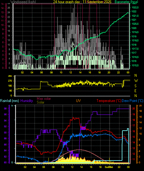 24 Hour Graph for Day 11