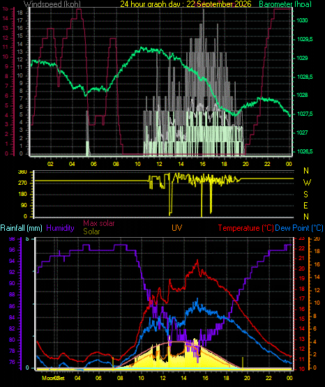 24 Hour Graph for Day 22